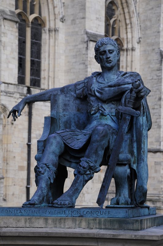 5 - The statue of Constantine the Great in front of York Minister