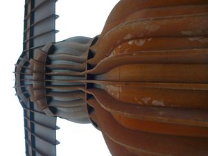 40 - Up close of Angel of the North from the back