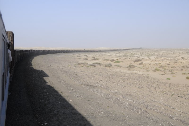 1 - One of the worlds longest train rides in Mauritania. Yep it extends towards the horizon