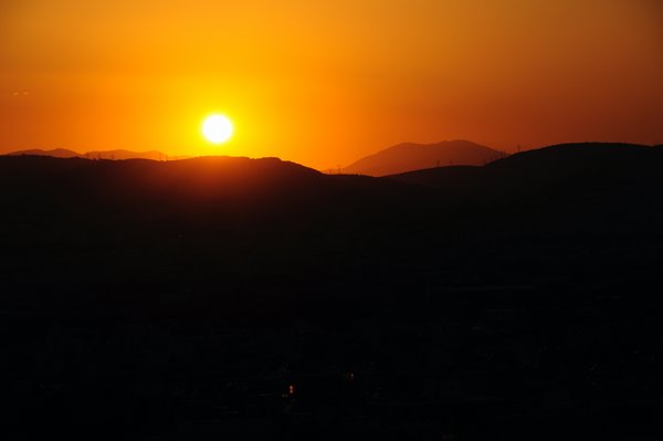 58 - sunset at the Areopagus Hill