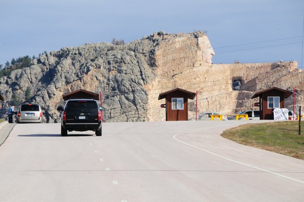 17 - the drive into Crazy Horse Monument