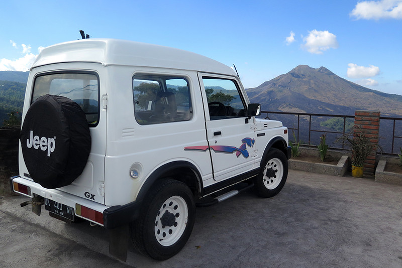 Our Jeep at Gunung Batur