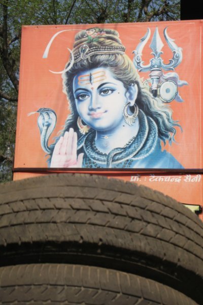 Shiva the Destroyer... of Tyres!