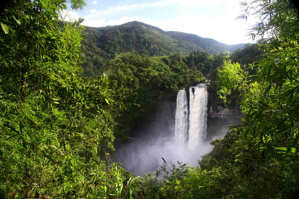 Waterfall, Bolaven Plateau