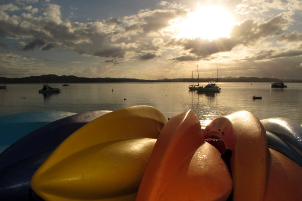 Colourful Kayaks, Russell