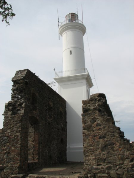 A lighthouse was built on top of a 17th century church