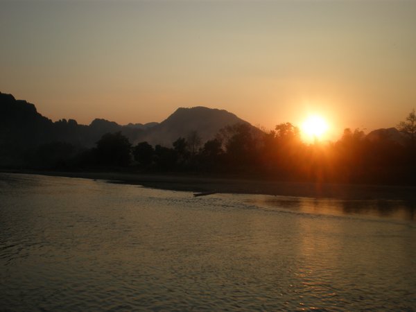 A Laos sunset 