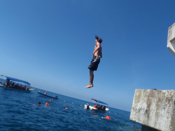 Jumping off the light house 