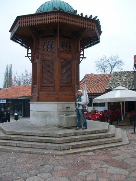 Me in Old town in Sarajevo