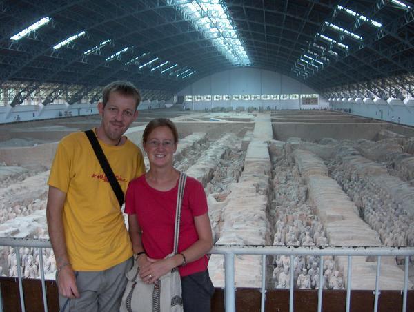 Us at the Terracotta Warriors