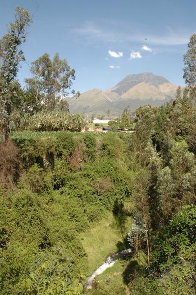 The view if you venture out of Otavalo