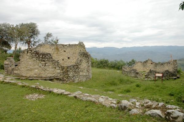 Ruins of a house at Kuelap