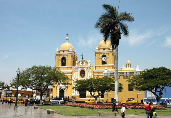 The main square in Trujillo