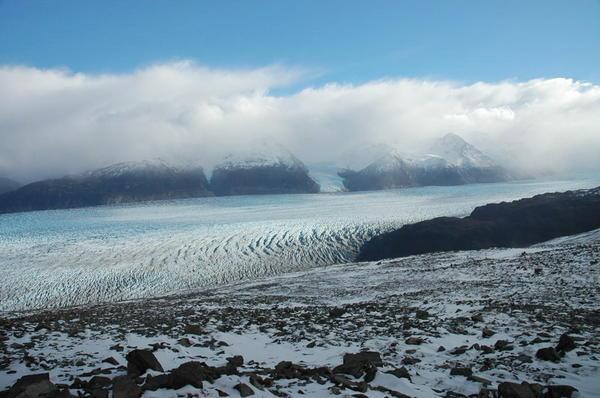 View from John Gardener Pass over Glaciar Grey
