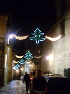 Christmas decorations in Toledo