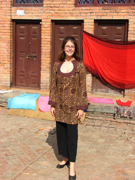 Exploring Kathmandu with Amy
