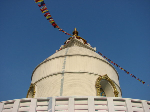 Peace Pagoda in Pokhara