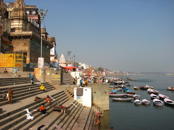Looking out across the Ghats