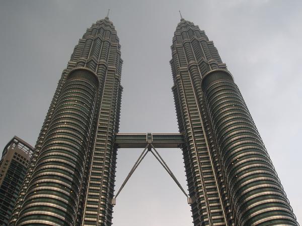 The Petronas Towers in Kuala Lumpur