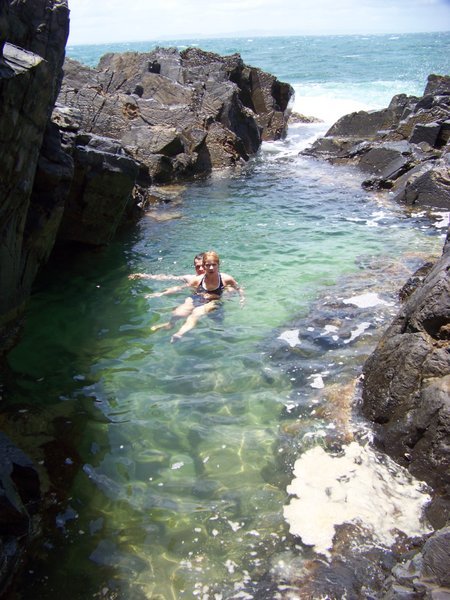 Swimming in Fairy pools