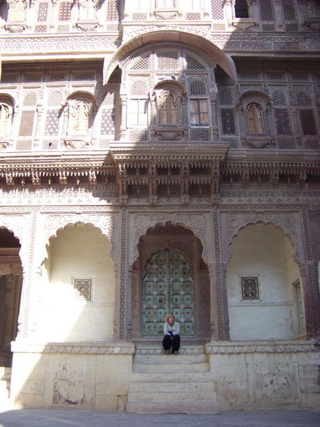 in the Meherangarh fort