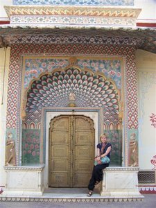 City palace doorway Jaipur