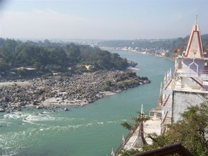 Reshikesh on the Ganga