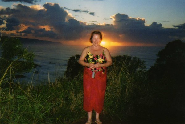 Aunt Annie on the North Shore of Oahu