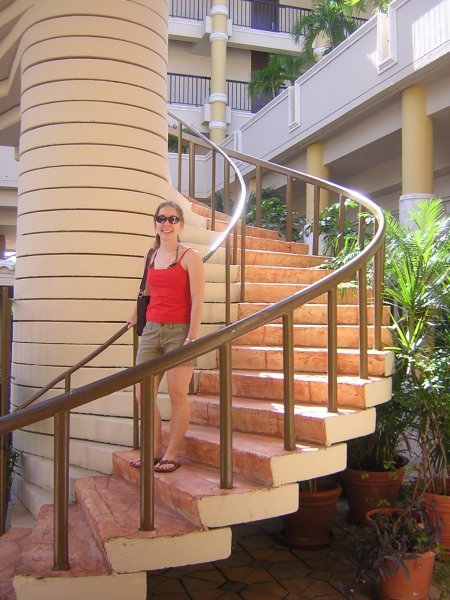 Stairs at Holiday Inn
