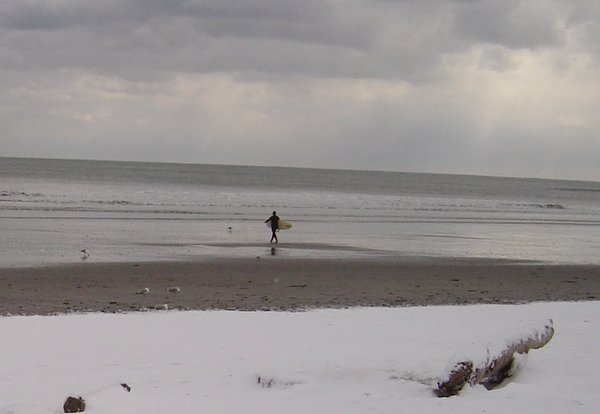 Snow and Surfer