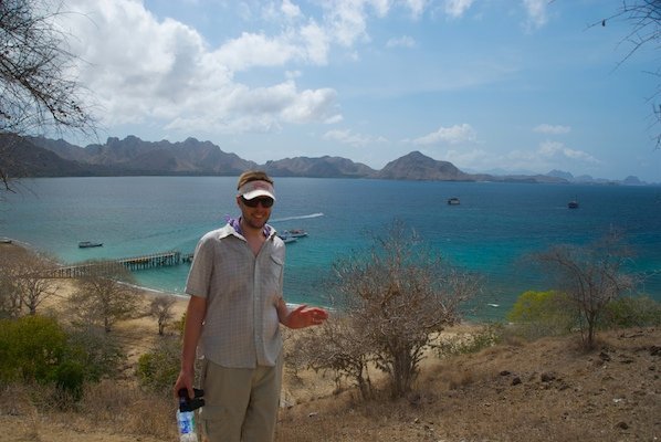 Jub overlooking Komodo harbor