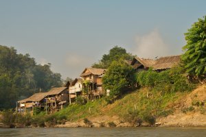 The village as seen from the river