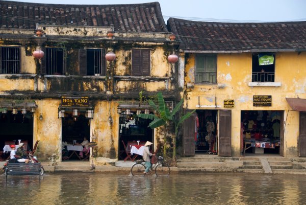 Flooded Riverfront of Hoi An
