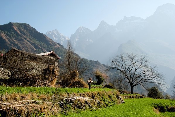 Village in Tiger Leaping Gorge