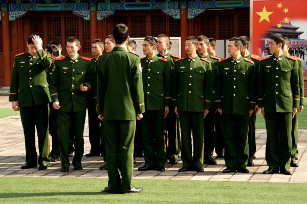 Soldiers at the Forbidden City