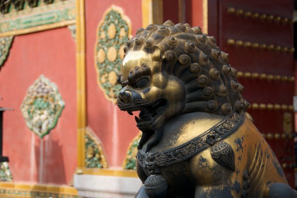 Lion at Forbidden City