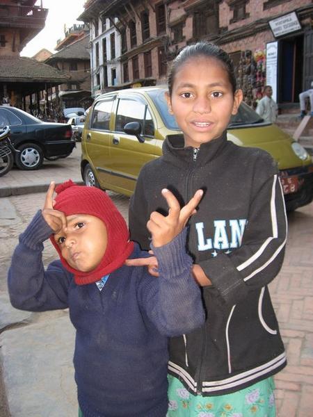 Coolest kids in Bhaktapur