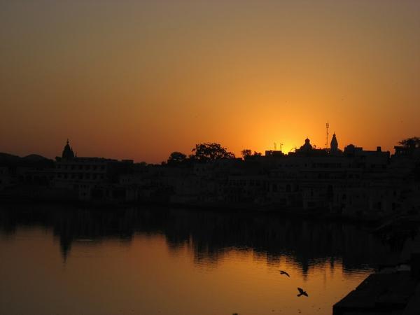 Sunset in Pushkar