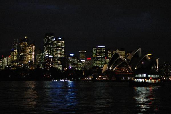 Nightime in Sydney