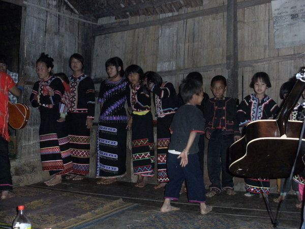The village's traditional dance 