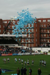 Introduction of the Cardiff Blues to the field