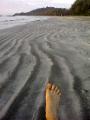 only foot on the beach