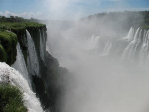 The falls near Gargantuan del Diablo