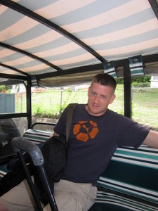 On the safari taxi