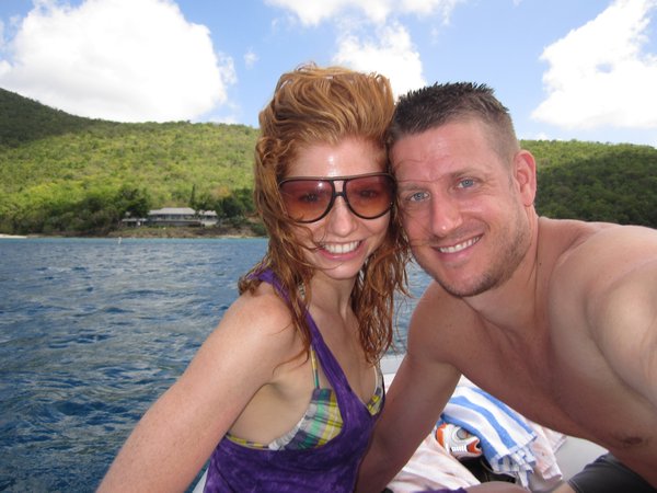 On our way to some of the best snorkeling . . . 