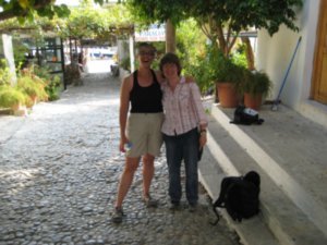 Penny and Me in Agia Roumeli