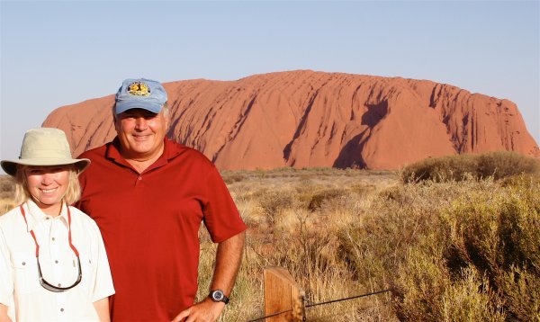Judy and Joe at Uluru