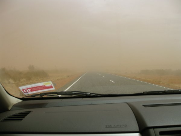 Dust Storm on Stuart Highway
