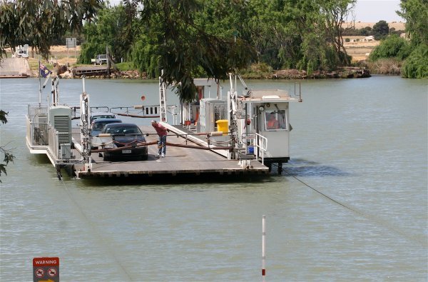 Cable Ferry Across Murray River