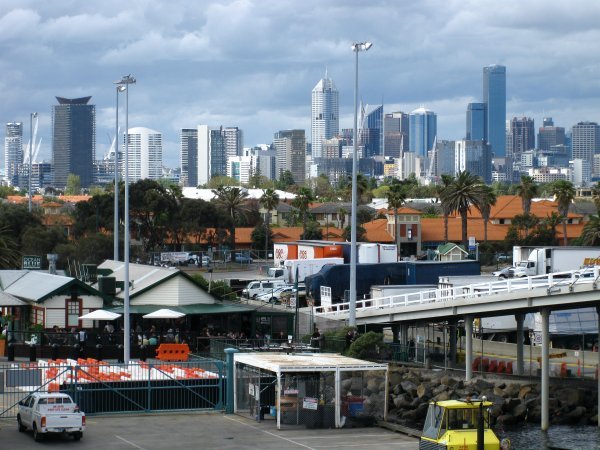 Melbourne from the Ferry Port